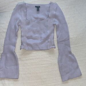 Forever 21 Lilac Ribbed Sweater